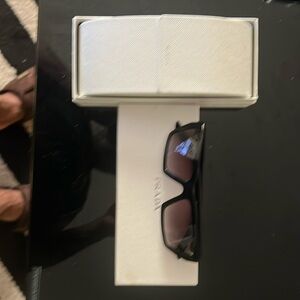 Men’s Black Prada Sunglasses with Black tented lenses